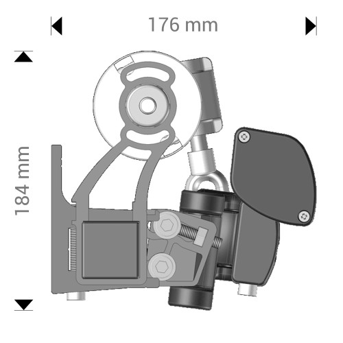 Toldo Monobloc Tupai 5.00 m x 2.50 m Manual 2