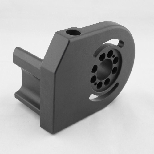 Soporte de fijación gris para escuadra izquierda del toldo cofre SAMOA 2