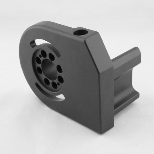 Soporte de fijación gris para escuadra derecha del toldo cofre SAMOA 2