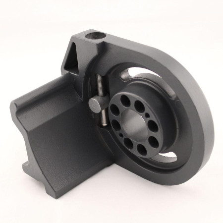 Soporte de fijación gris para escuadra derecha del toldo cofre SAMOA