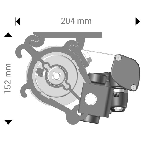Toldo Logia Catalina 4.00 m X 2.50 m Manual