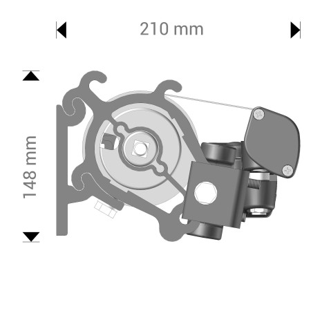 Toldo Logia Catalina 4.00 m X 2.50 m Manual