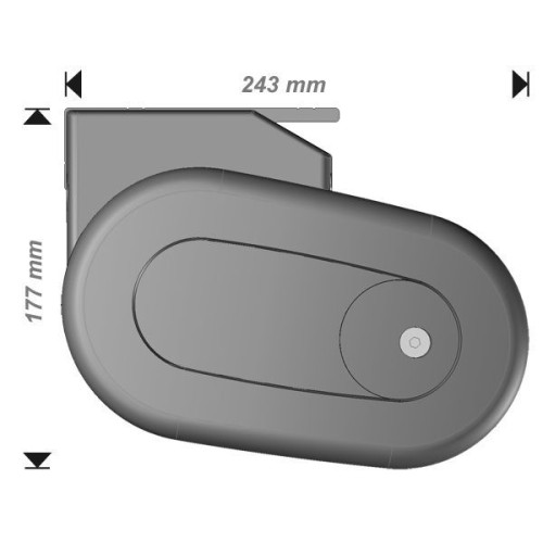 Toldo Cofre Samoa 4.00 m x 3.50 m Motorizado con mando a distancia y maniobra auxiliar