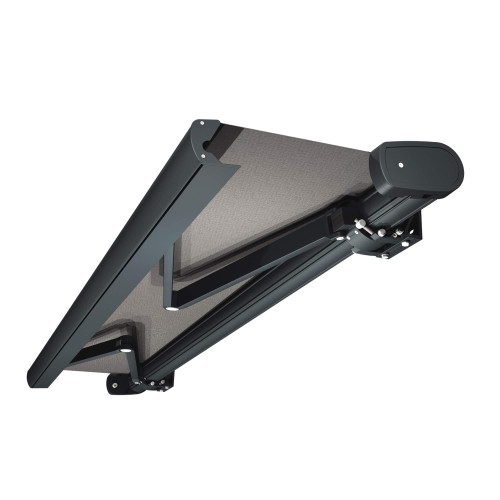 Toldo cofre Barbade 6 m x 3,5 m con motor, mando a distancia y sistema de emergencia