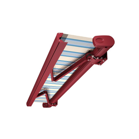 Toldo cofre Barbade 4 m x 3,5 m con motor, mando a distancia y sistema de emergencia