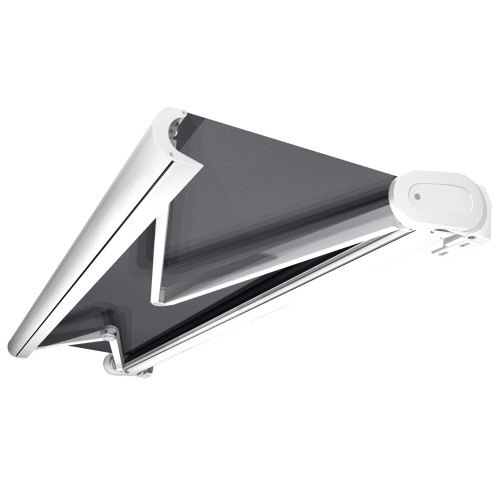 Samoa 4 x 3,5 m Toldo cofre motorizado con mando a distancia y accionamiento de emergencia