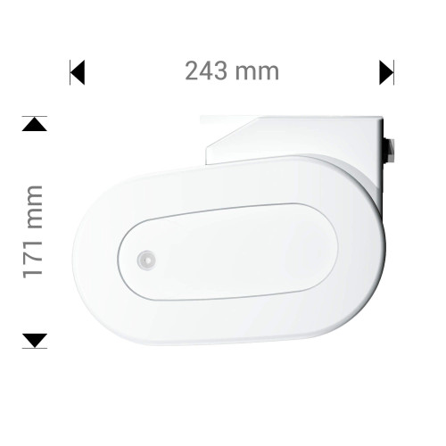 Store Banne Coffre Samoa 5 x 3,5 m Motorisé à télécommande avec manœuvre de secours