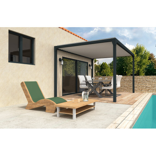 Pérgola bioclimática manual de 3.50 m x 4.00 m