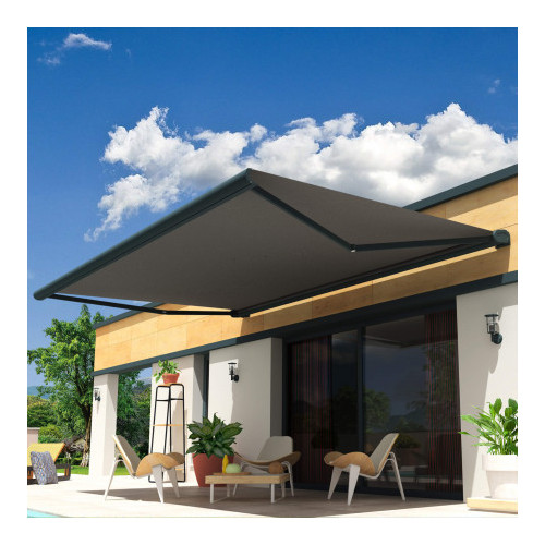 Toldo cofre Arizona 4 x 3,5 m Motorizado con mando a distancia y sistema de emergencia + iluminación LED  - 1