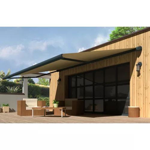 Toldo Cofre Samani 5.00 m x 3.50 m Motorizado con mando a distancia y maniobra auxiliar 2