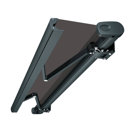 Toldo cofre Barbade 4 m x 3,5 m con motor, mando a distancia y sistema de emergencia