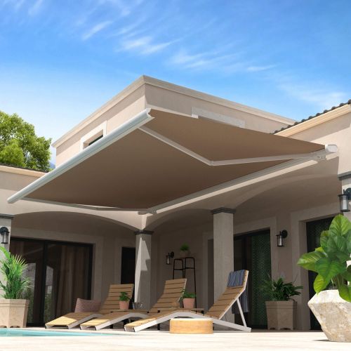 Toldo cofre Barbade 4 x 3,5 m Motorizado con mando a distancia con sistema de emergencia + iluminación led 2