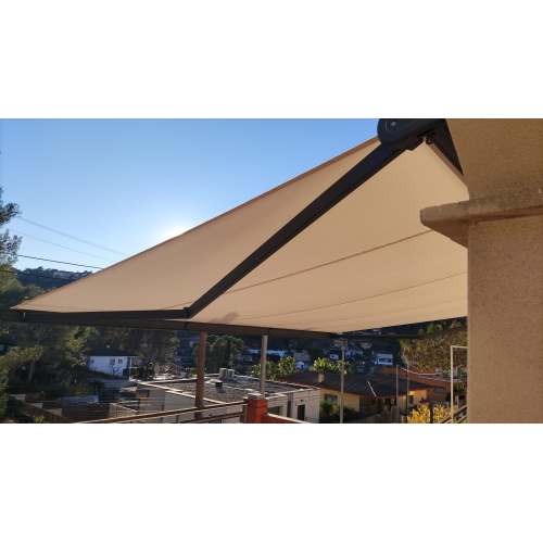 Toldo Cofre Samoa 4.00 m x 3.50 m Motorizado con mando a distancia y maniobra auxiliar 2